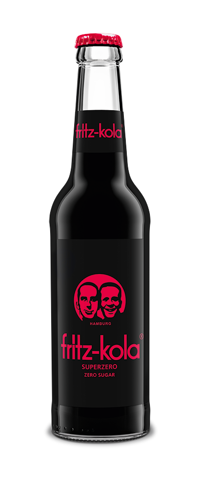 Fritz-Kola super zero 24/0,33l Glas (Mehrweg)