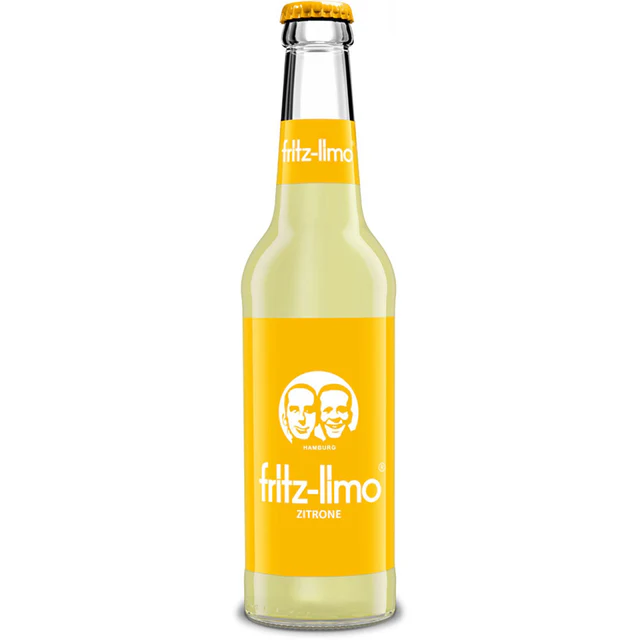 Fritz Limo Zitronen Limonade 24/0,33l Glas (Mehrweg)